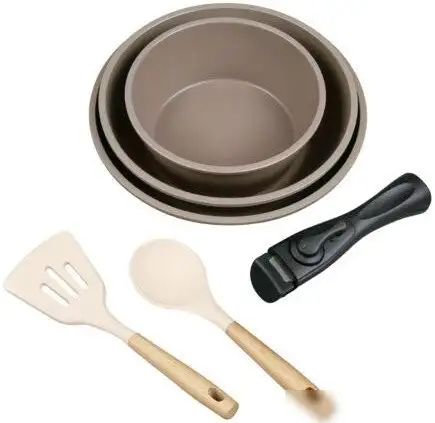 Набор сковород Lara LR01-300 (коричневый)