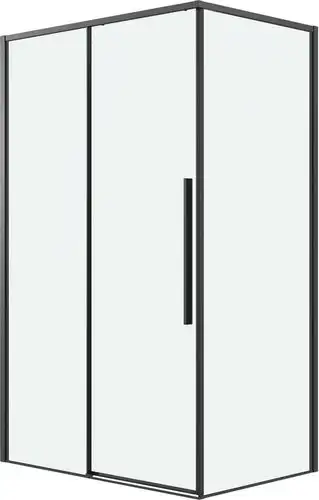 Душевой уголок Grossman Galaxy 140х100х195 120.K33.01.1410.21.00 (черный матовый/прозрачное стекло) - изображение в каталоге