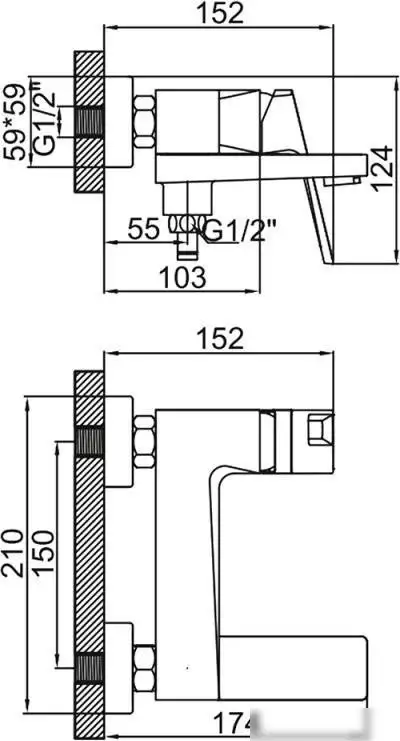 Смеситель Ledeme L3192D - фото товара