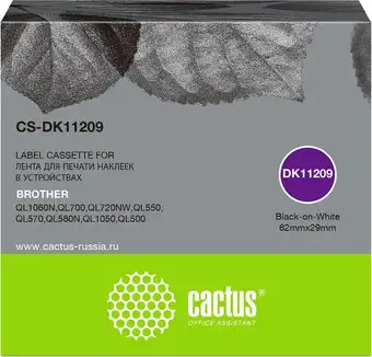 Картридж CACTUS CS-DK11209 (аналог Brother DK11209) – изображение в каталоге
