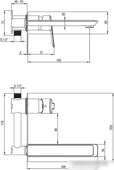Смеситель Deante Arnika BQA R54L (золото) - фото товара