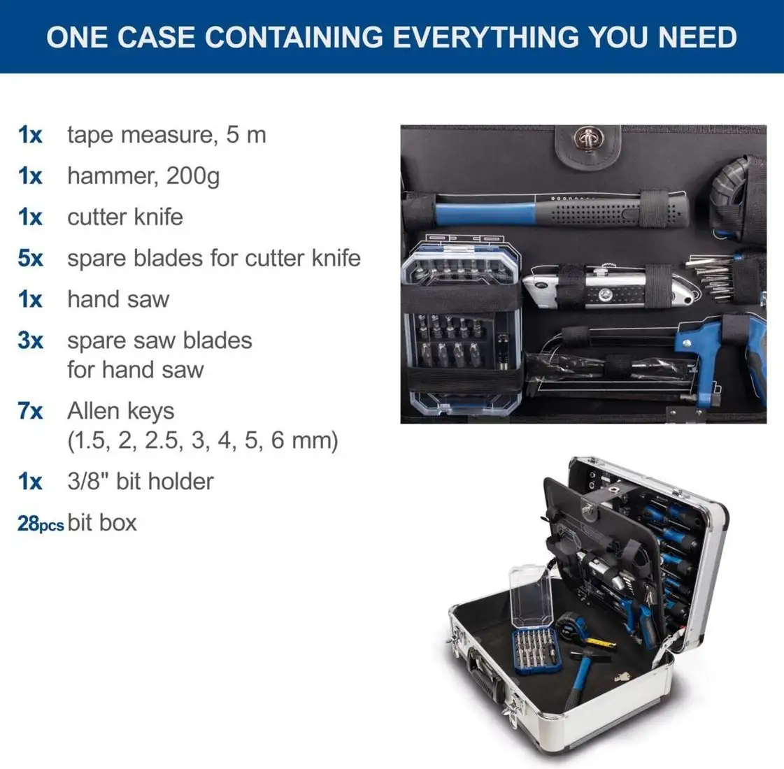 Универсальный набор инструментов Scheppach TB150 5909306900 (101 предмет) – фото товара