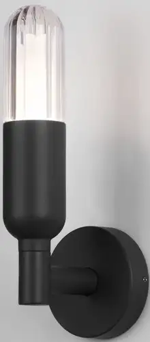 Уличный настенный светильник Elektrostandard Isida 35165/U (черный) – изображение в каталоге