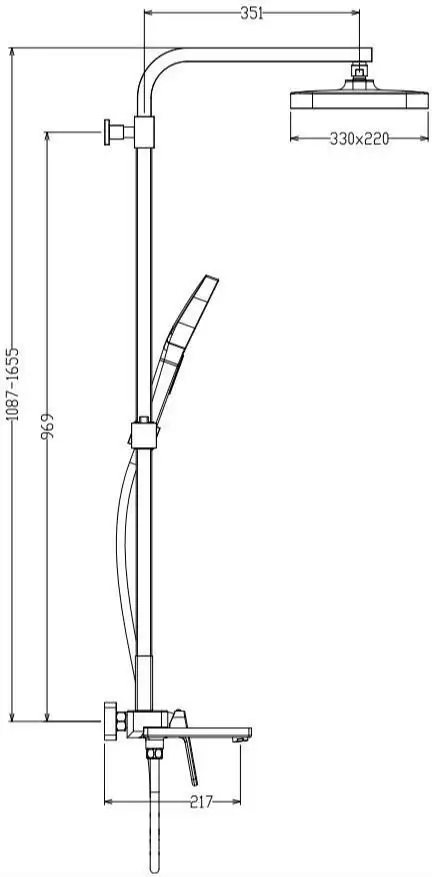 Душевая система Raglo R51.24 - фото товара