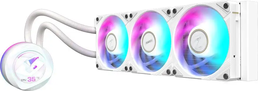 Жидкостное охлаждение для процессора Gigabyte Aorus Waterforce X II 360 Ice – фото товара