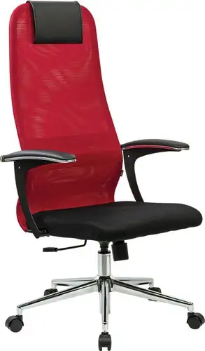 Офисное кресло Brabix EX-801 532921 (черный/красный) – изображение в каталоге