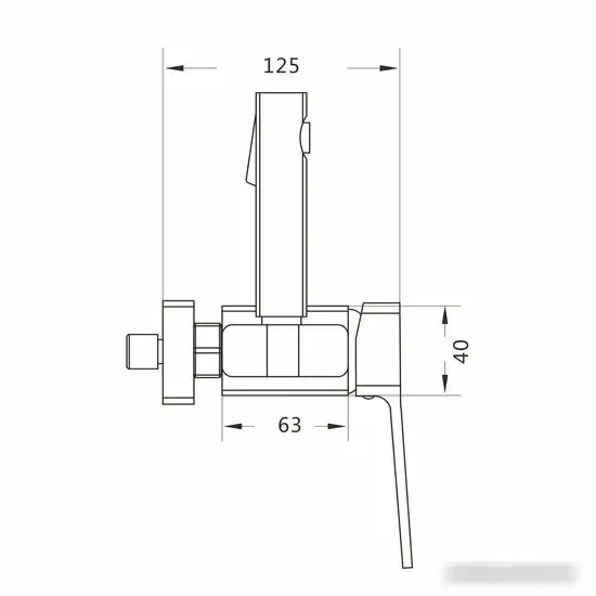 Гигиенический душ Rose R1505T-1 - фото товара
