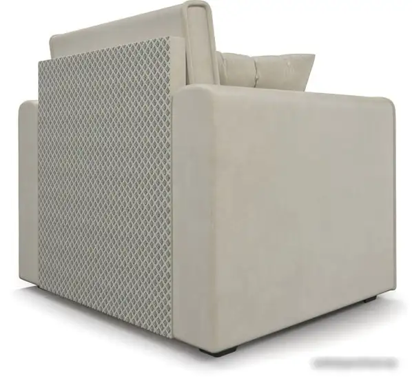 Кресло-кровать Мебель-АРС Санта (бархат, бежевый star velvet 6 light beige)