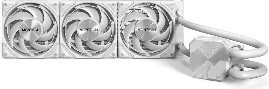 Система жидкостного охлаждения для процессора Montech HyperFlow Silent 360 (белый) – фото товара