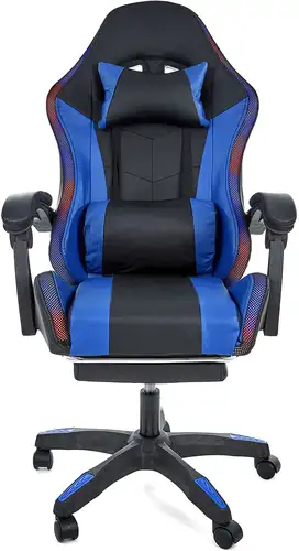 Кресло Jiqiao DG8003 (черный/синий) – изображение в каталоге