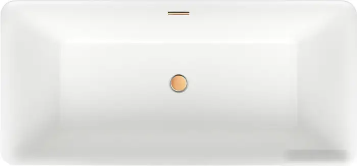 Ванна Wellsee DeSire 167,5x78 231502004 (отдельностоящая ванна белый глянец, экран, ножки, сифон-автомат золото) - фото товара