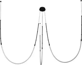 Подвесная люстра Arte Lamp Klimt A2850SP-38BK – изображение в каталоге