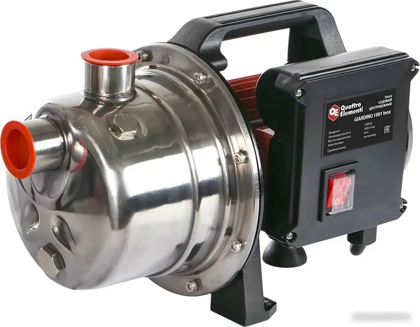 Садовый насос Quattro Elementi Giardino 1001 Inox - фото товара
