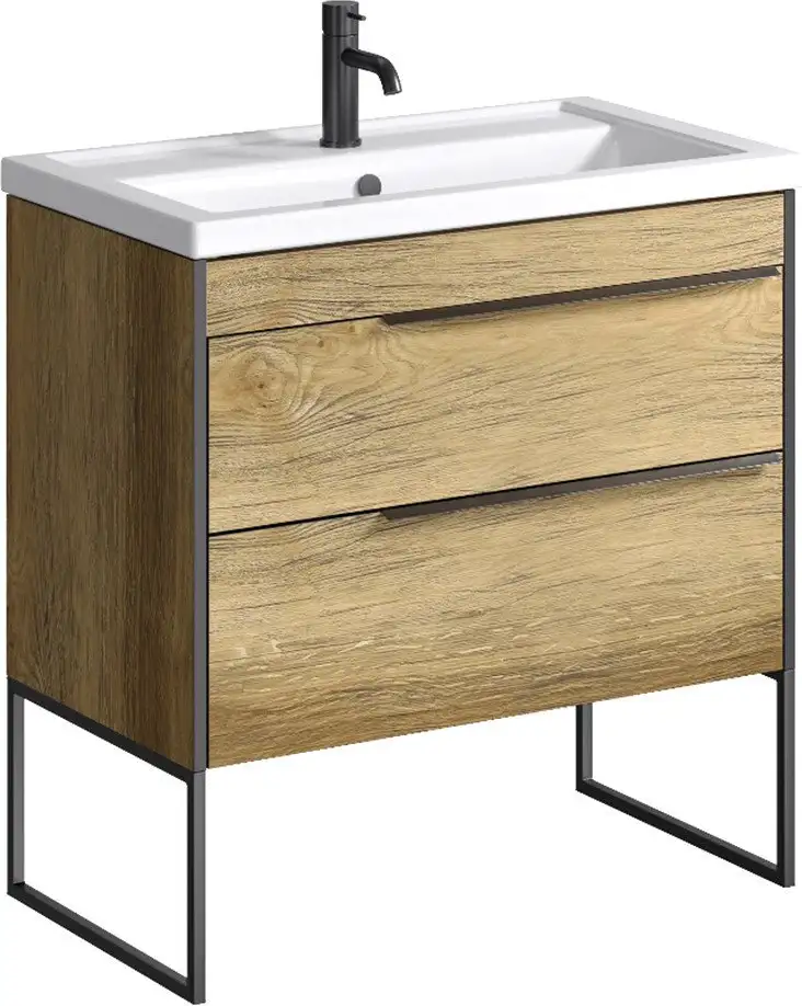 Aqwella Тумба с умывальником Fargo 80 FRG0108DB – фото товара