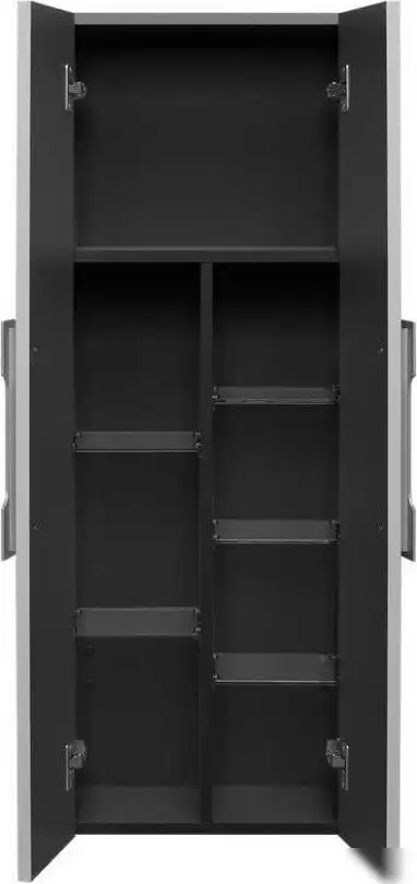 Акватон Шкаф-полупенал для ванной Ар-Деко 1A284703DD8D0 (серый кобальт) – фото товара