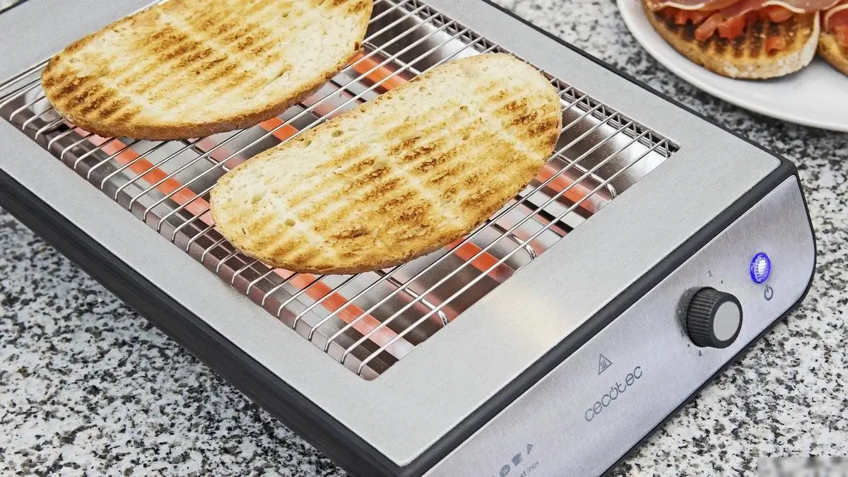 Электрогриль Cecotec Turbo EasyToast Inox Flatbed – фото товара