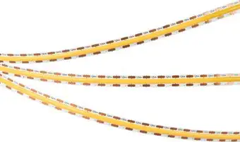 Светодиодная лента Arlight 5W/m 360 LED/m CSPSMD теплый белый 5М COB-X360-8mm 5V 041704 – изображение в каталоге