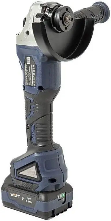 Угловая шлифмашина WATT WWS-18/125-1 BL 4.018.125.01 (с 2-мя АКБ) – фото товара