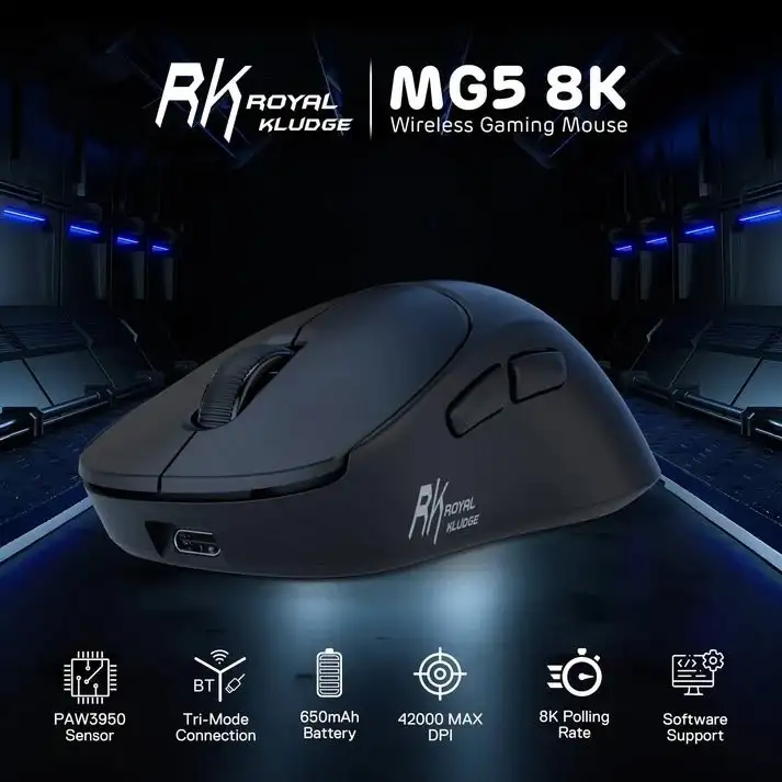 Игровая мышь Royal Kludge MG5 (черный) – фото товара