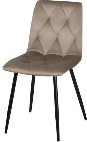 Стул СоюзРегионПоставка Регги СРП-066 (муар черный, велюр Velluto 03 мика) – изображение в каталоге