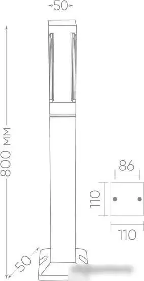 Садовый светильник Feron Дубай DH603 11707 – фото товара
