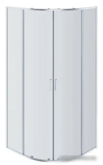 Душевой уголок Aquatek AQ ARI RO10020BL 100x100 (черный/прозрачное стекло) - фото товара