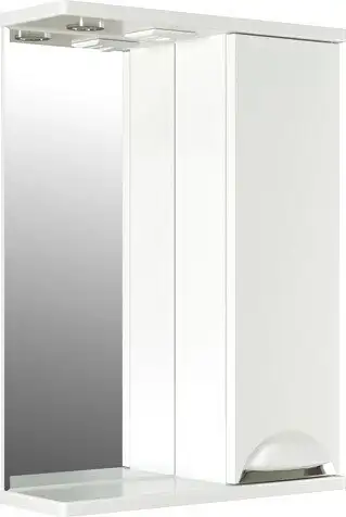 Mixline Шкаф с зеркалом Этьен 50 R 542403 (с подсветкой) – изображение в каталоге