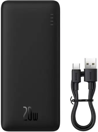 Внешний аккумулятор Baseus Airpow 20000mAh (черный) – изображение в каталоге