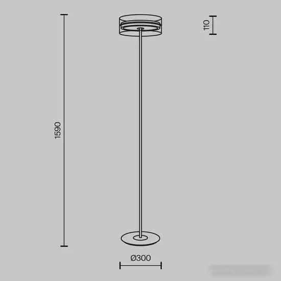 Торшер Maytoni Dress code MOD348FL-L24BBS3K – фото товара