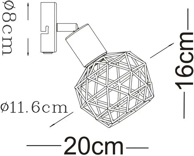 Спот Arte Lamp Sospiro Bianco A6141AP-1WH – фото товара