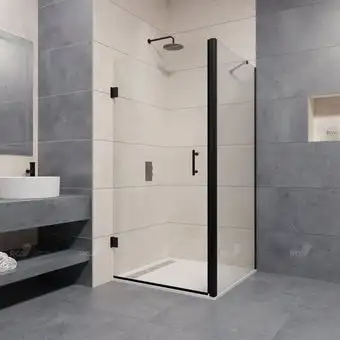 Душевой уголок RGW PA-36-B 41083680-014 80x100 (черный/прозрачное стекло) - изображение в каталоге