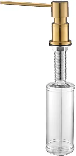 Дозатор для моющего средства Paulmark Kraft D003-BG (брашированное золото)