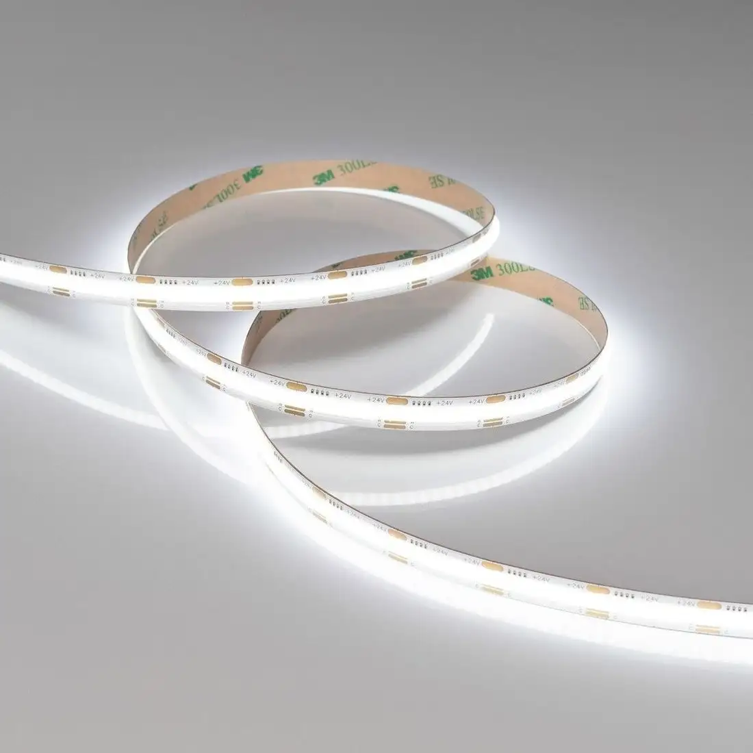 Светодиодная лента COB Arlight 16.5W/m 576LED/m CSPSMD теплый белый 5M COB-X576-10mm 24V White-MIX 036206 – фото товара