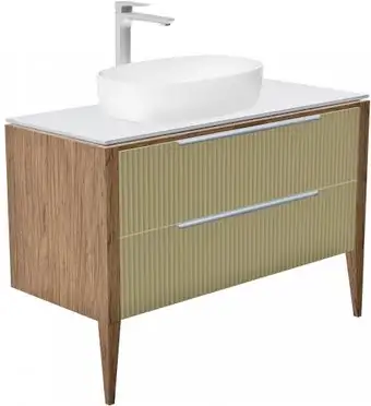 ЗОВ Тумба под умывальник Валенсия 120 MV1200RAL6013-KP13W (белый) – изображение в каталоге