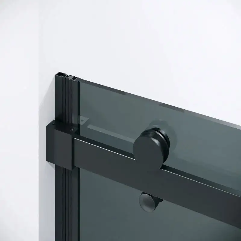 Душевая дверь Grossman Classic 100.K33.04.160.21.10 160х195 (черный матовый/стекло тонированное) - фото товара