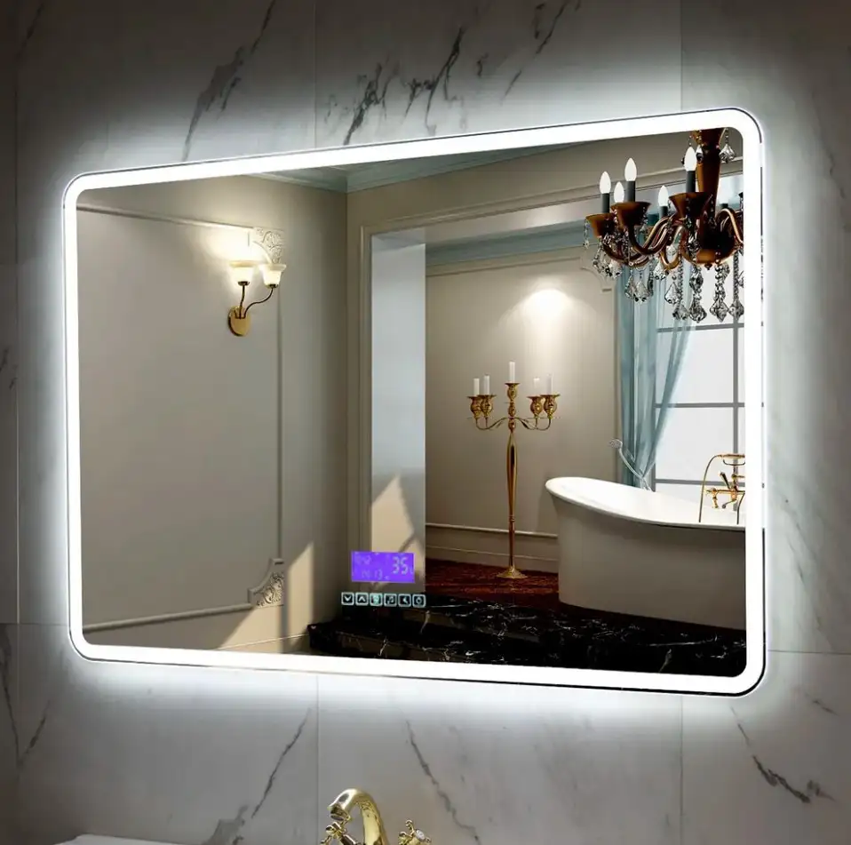 Пекам Зеркало Marta 1 80x60MP marta1-80x60MP (с подсветкой, с многофункциональной панелью, подогревом) – фото товара