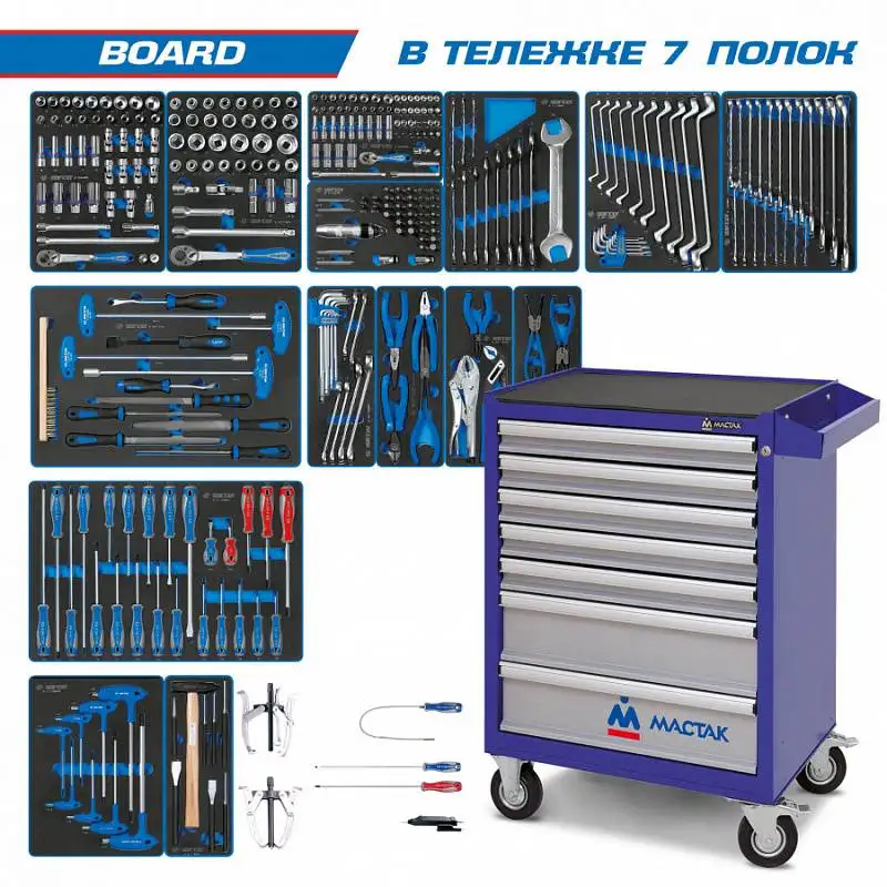 Универсальный набор инструментов King Tony Board 934-325AMB (325 предметов) – фото товара