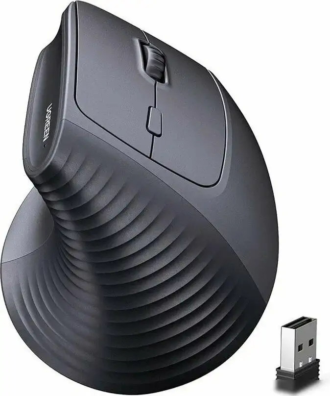 Вертикальная мышь Ugreen M571P 65042 (черный) – фото товара