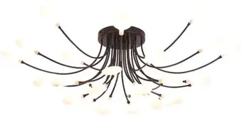 Люстра средней высоты Arte Lamp Guimet A7423PL-28BK – изображение в каталоге