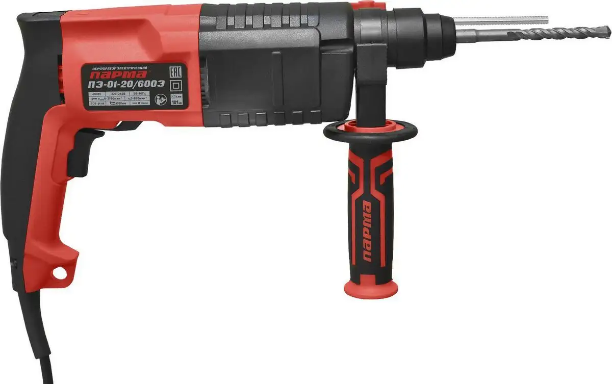 Перфоратор Парма ПЭ-01-20/600Э (кейс) – фото товара