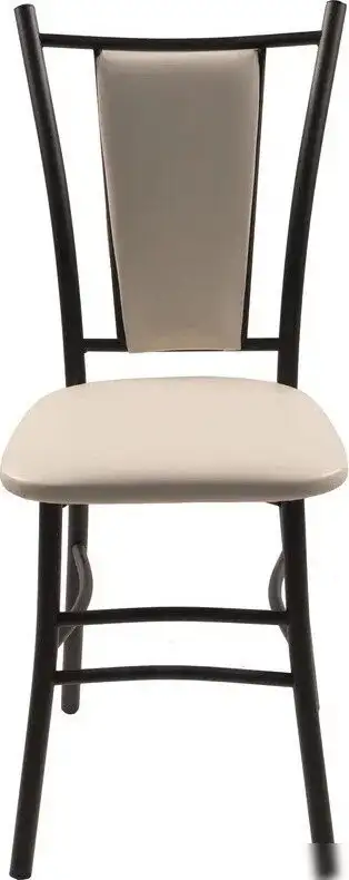 Стул ВВР Марсель (ваниль/черный, экокожа) – фото товара