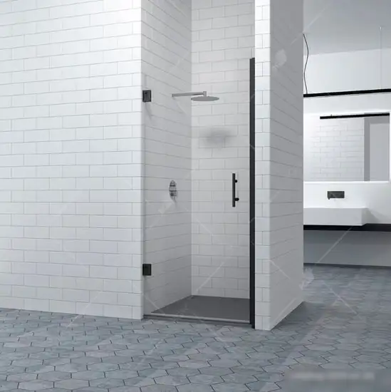 Душевая дверь RGW HO-011B 90 (черный/прозрачное стекло) - фото товара