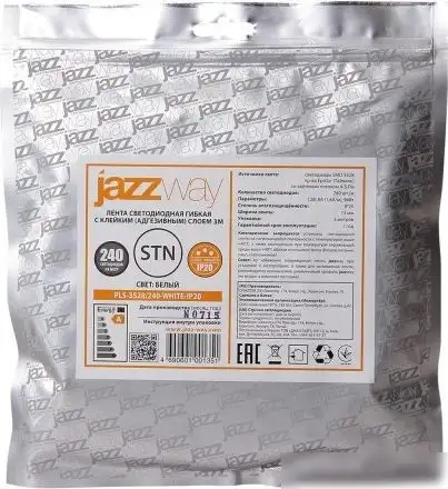 Светодиодная лента JAZZway PLS 5050/60-12V 3000К IP20 (5 м) – фото товара