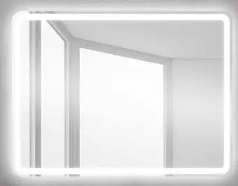 BelBagno Зеркало SPC-MAR-500-800-LED-BTN