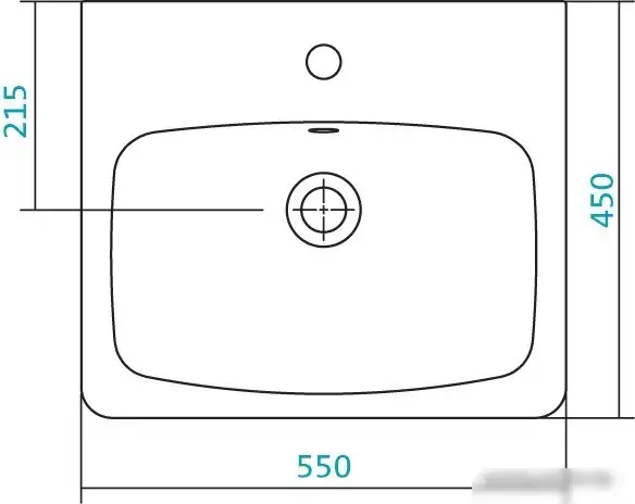 Умывальник Santek Нео 55x45 [1.WH30.2.185] - фото товара