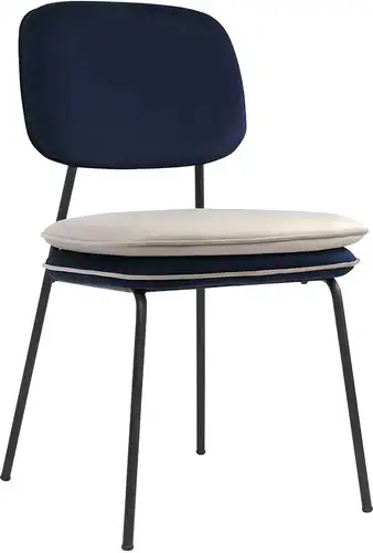 Стул Bergenson Bjorn Pea BB0000691 (темно-синий/бежевый) – изображение в каталоге