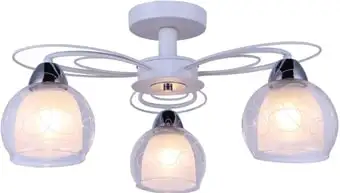 Люстра средней высоты Arte Lamp Sansa A7585PL-3WH – изображение в каталоге