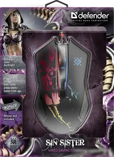 Игровая мышь Defender SinSister GM-933 – фото товара