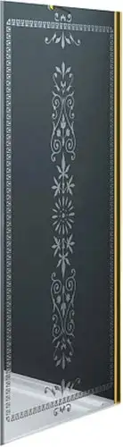 Душевая стенка Cezares Royal PALACE-A-100-FIX-CP-G (боковая) - изображение в каталоге