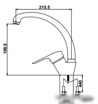 Смеситель Kaiser City [21044] - фото товара